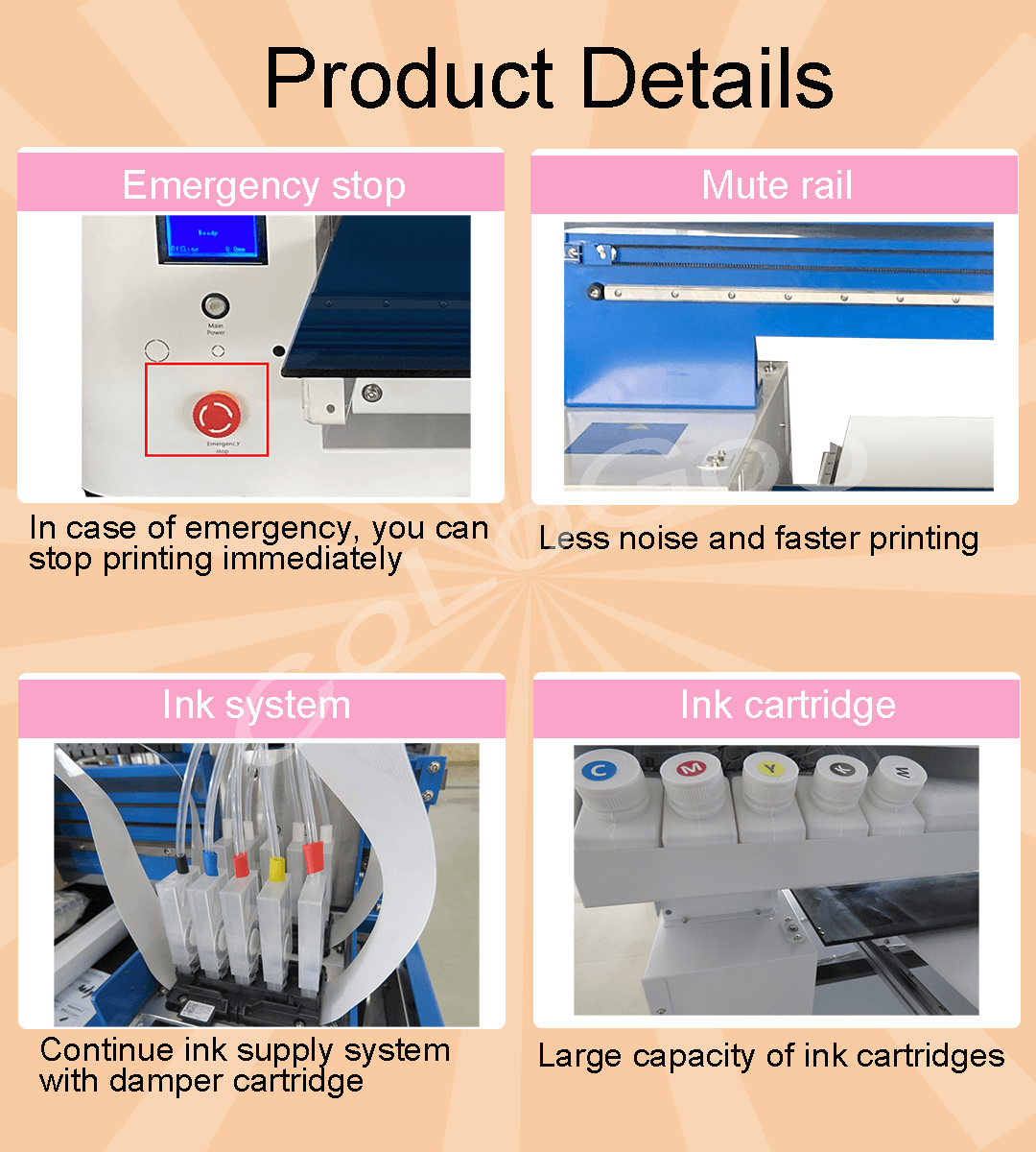 Cologoo 6090 t-shirt printer details