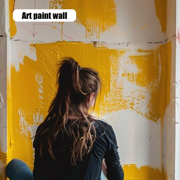 Art paint wall