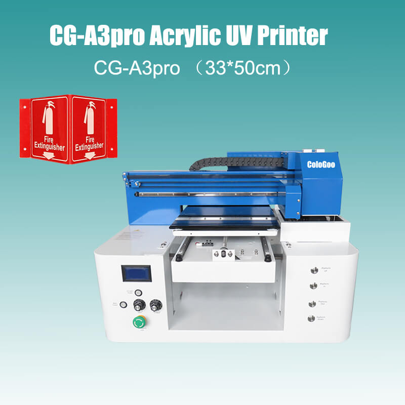 Cologoo A3 acrylic uv printers