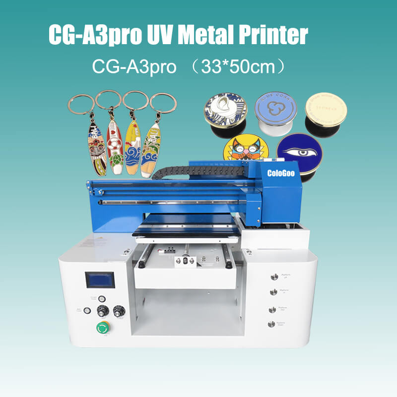 Cologoo A3 size metal uv printer