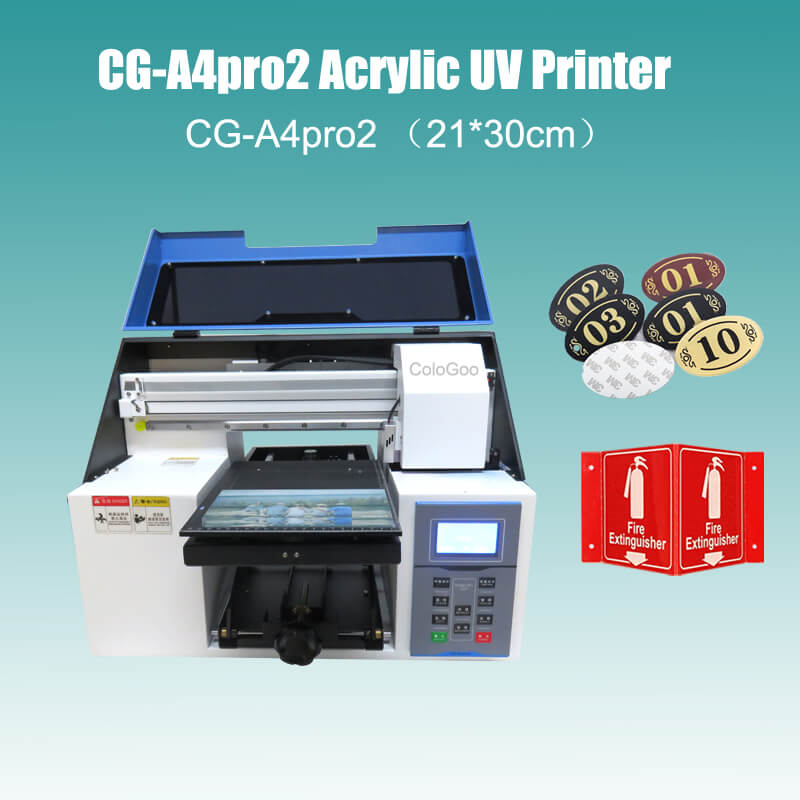 Cologoo a4 acrylic uv printers