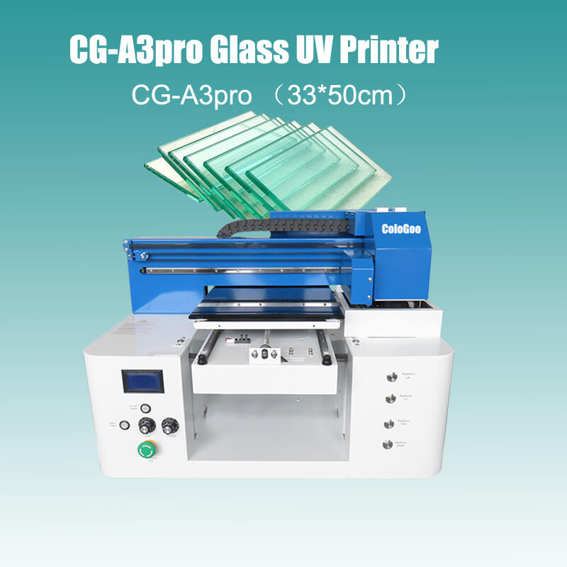 Cologoo glass A3 uv printer