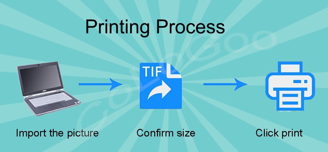 single pass printing process