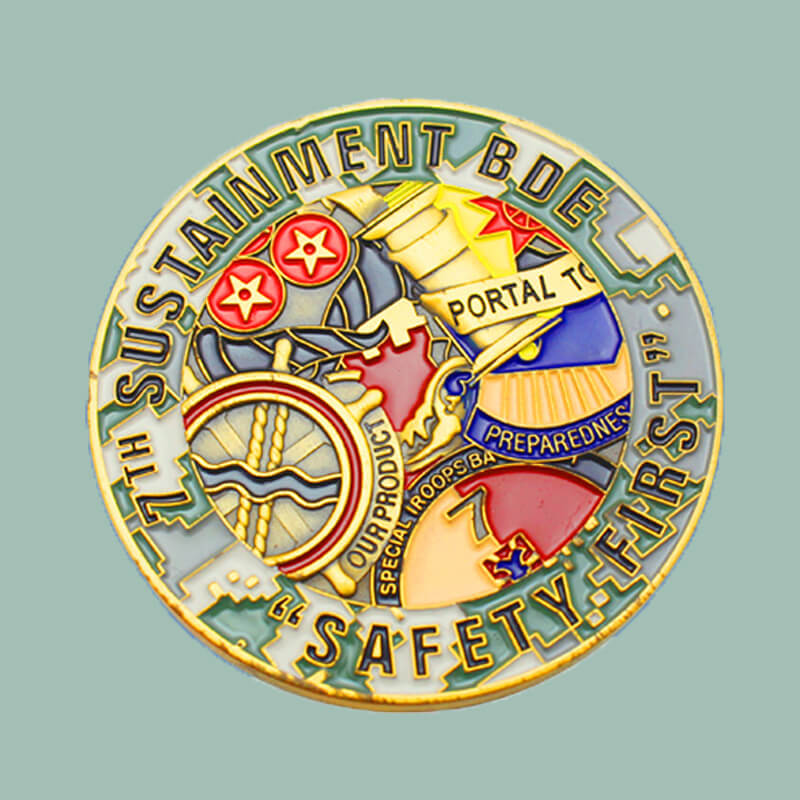 uv printed Metal Badge