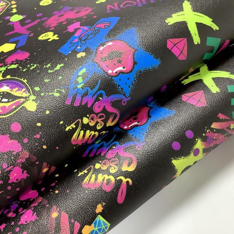 uv printed leather