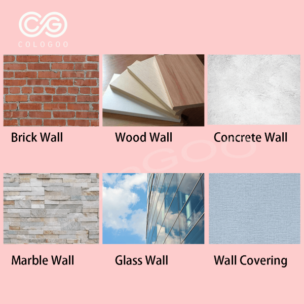 wall printer for different materials